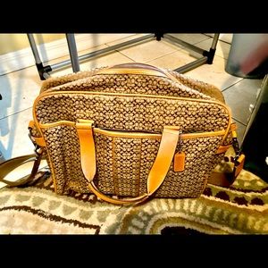 Selling authentic Coach briefcase
